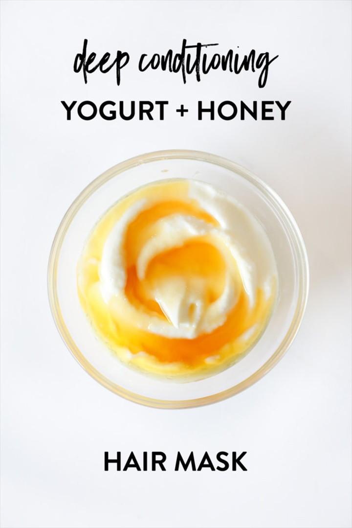 DIY Deep Conditioning Yogurt Hair Mask