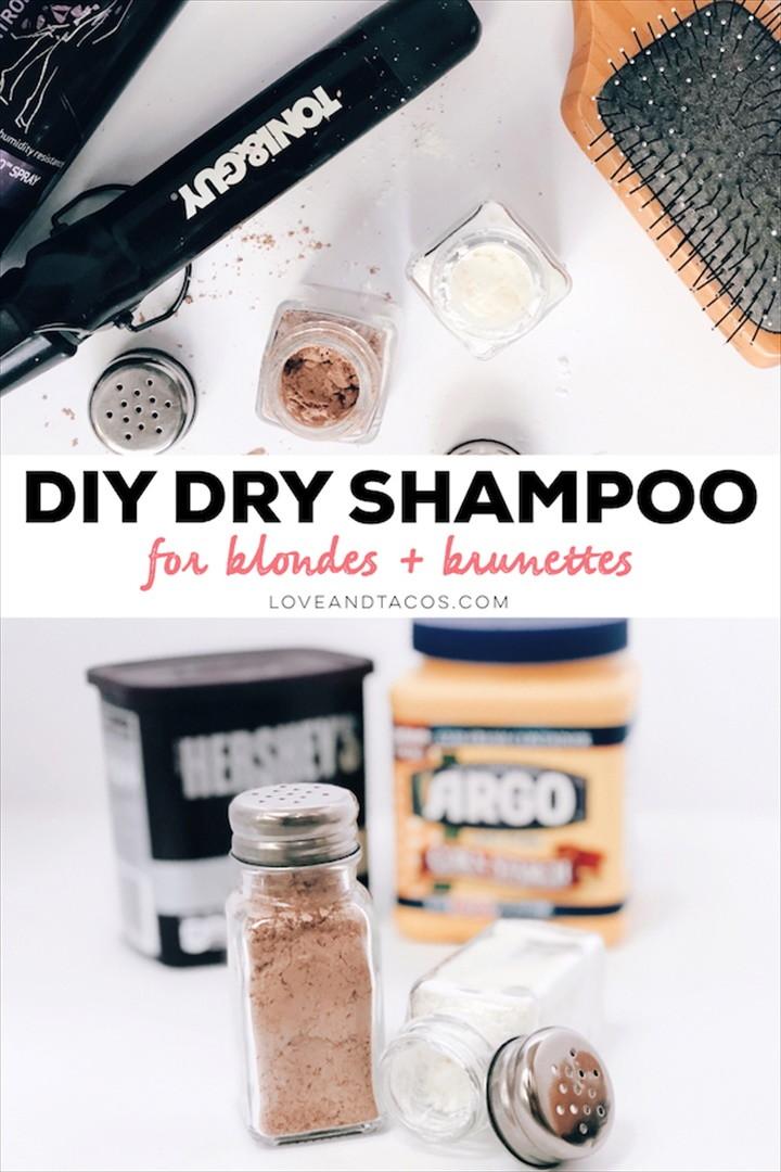 DIY Dry Shampoo – For Blonde Brunette Hair