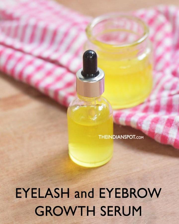 DIY Eyelash and Eyebrow Growth Serum
