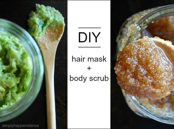 DIY Hair Mask Body Scrub