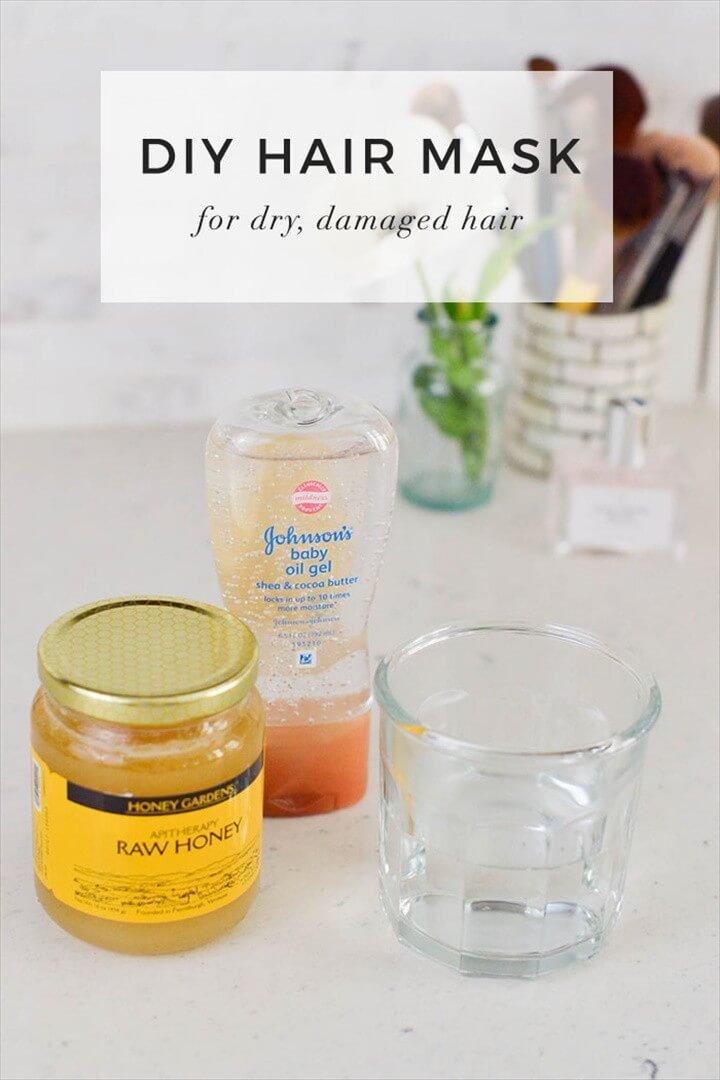DIY Hair Mask For Dry Damaged Hair