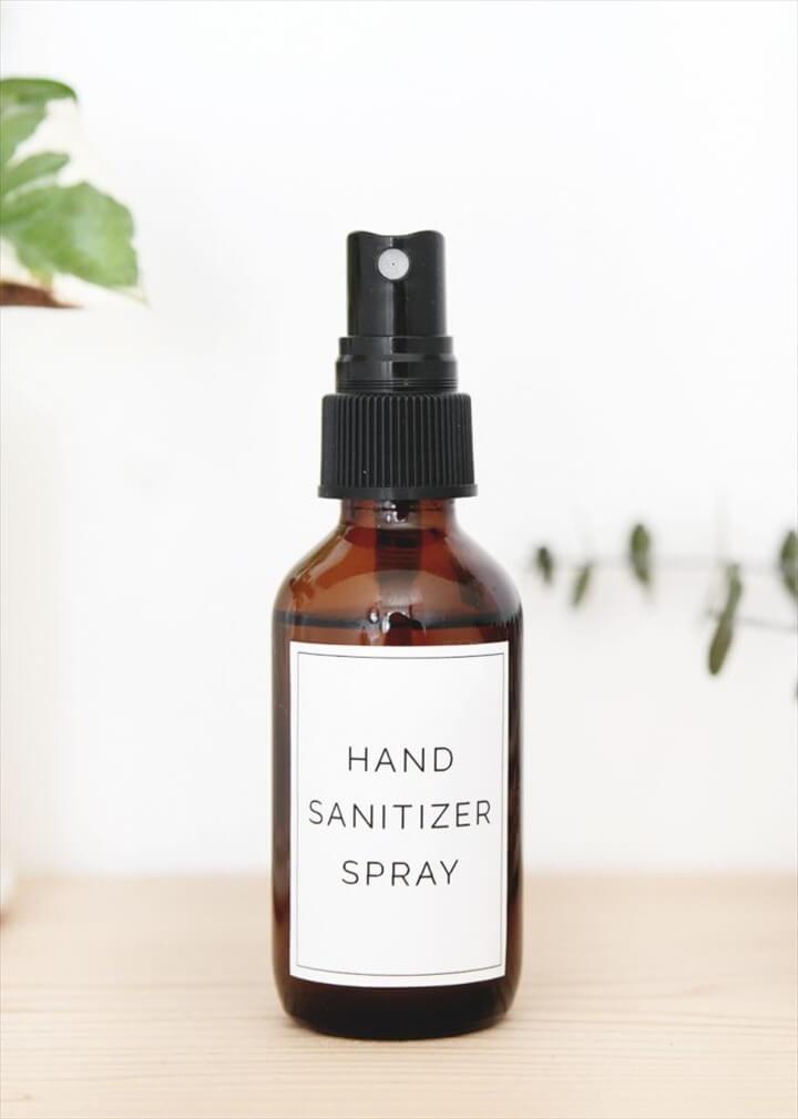 DIY Hand Sanitizer Spray