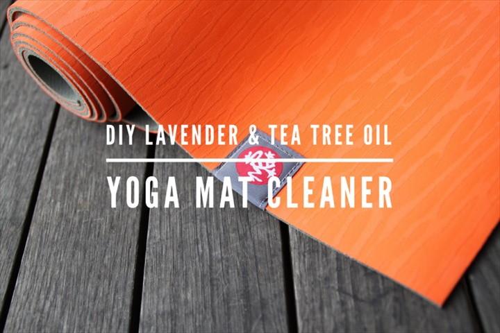 DIY Lavender And Tea Tree Oil Mat Cleaner