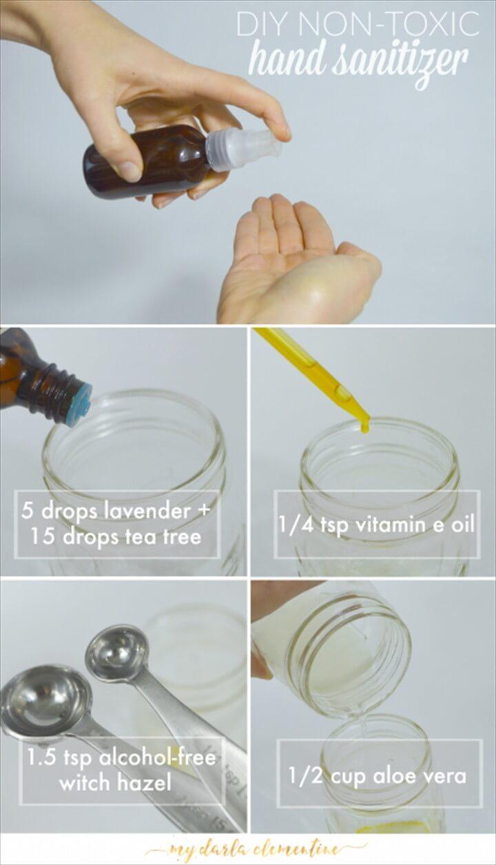 DIY Non Toxic Hand Sanitizer