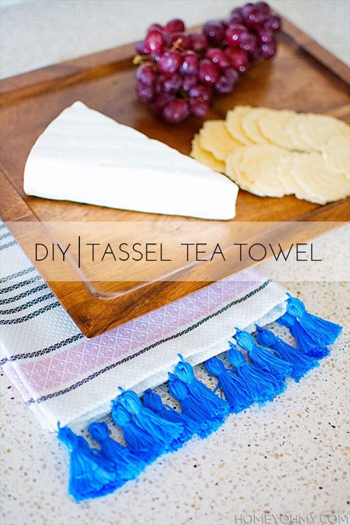 DIY Tassel Tea Towel