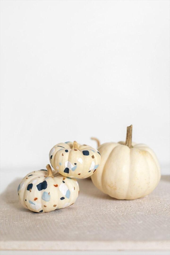 DIY Tiny Terrazzo Pumpkins