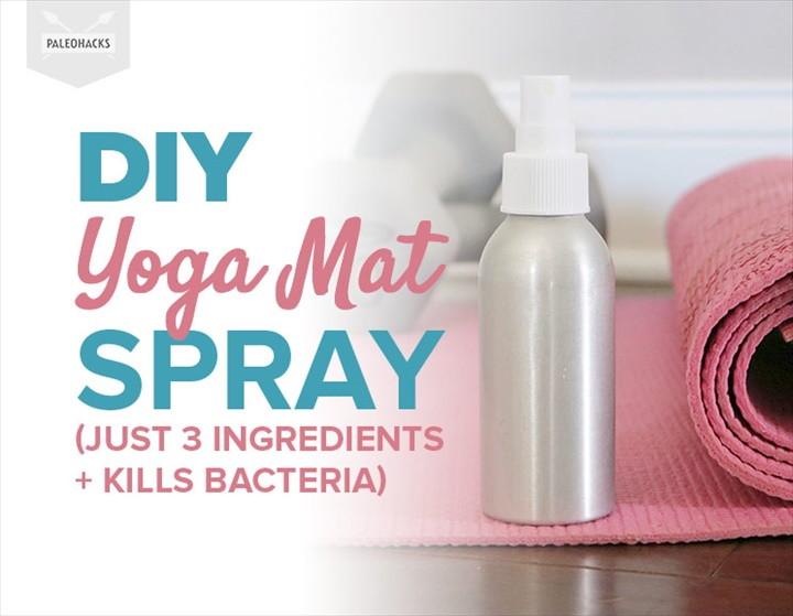 DIY Yoga Mat Spray Just 3 Ingredients Kills Bacteria