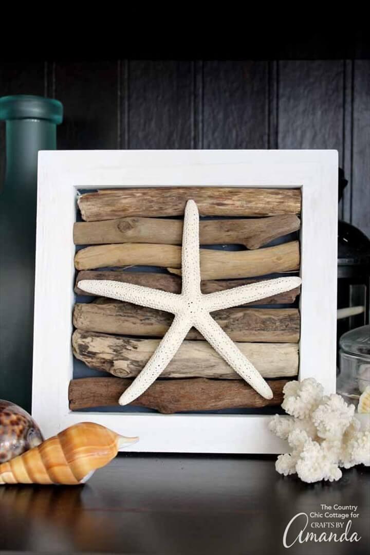 Driftwood Art with a Starfish