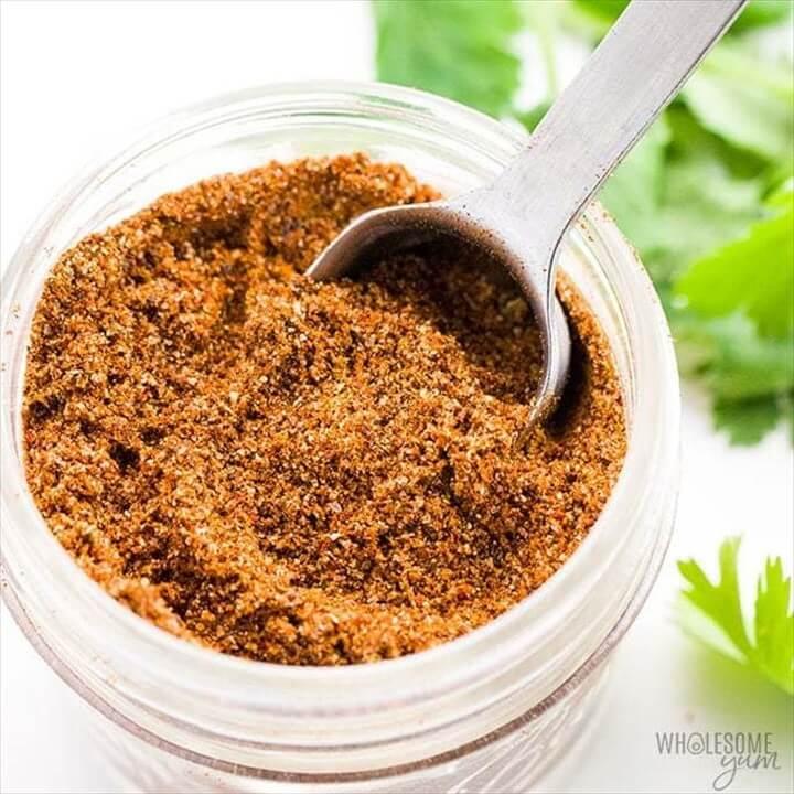 Gluten Free Keto Low Carb Taco Seasoning Recipe