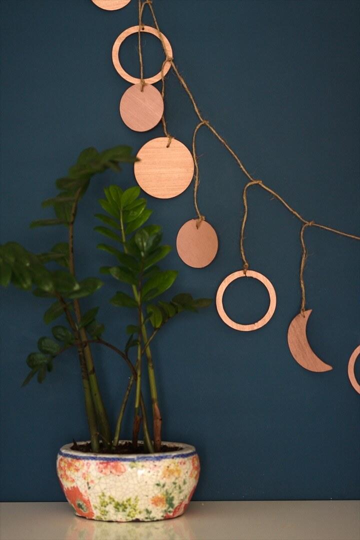 How To Make A Copper Garland With Cricut