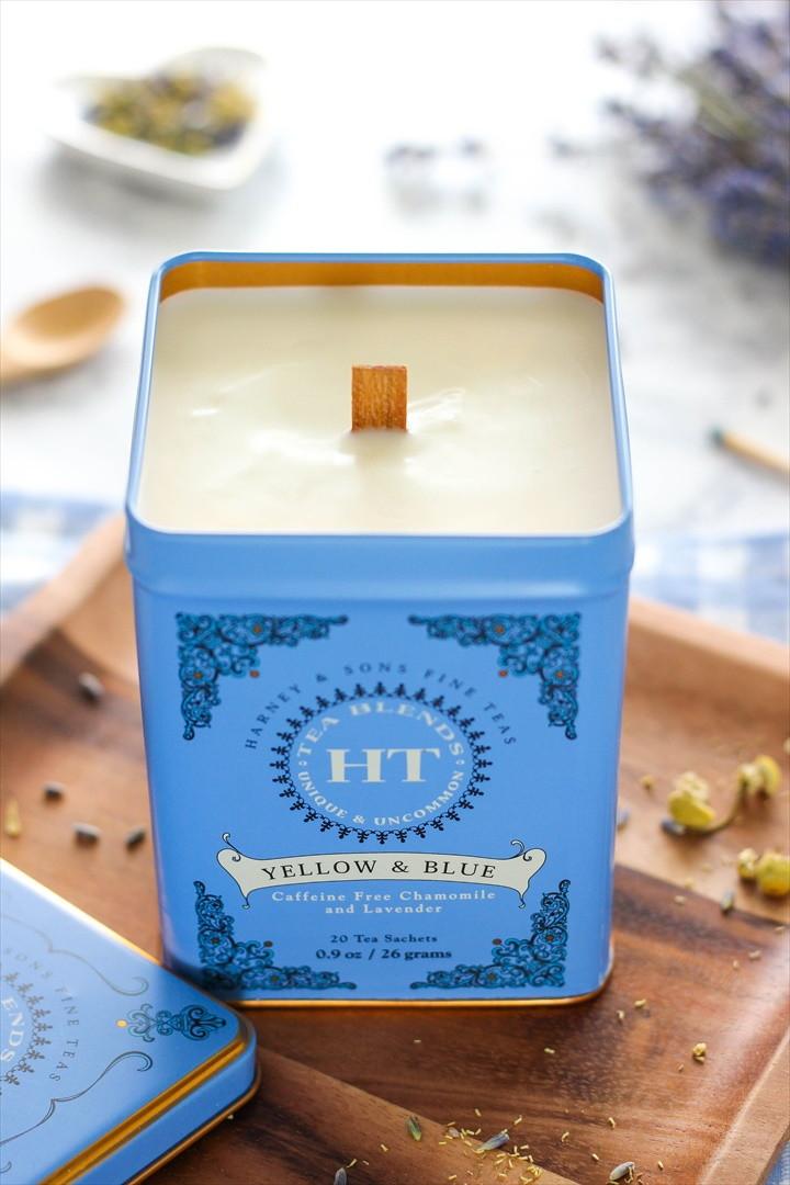 How To Make Pretty Tea Infused Scented Candles In A Tin