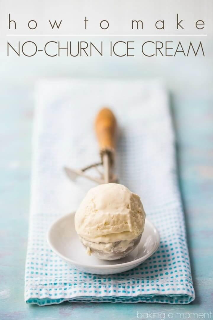 How to Make No Churn Ice Cream