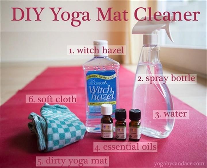 Make A DIY Yoga Mat Cleaner