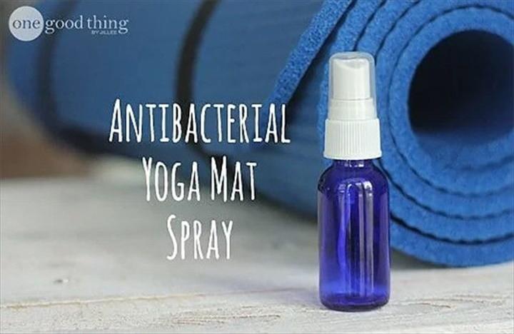 Make Your Own Antibacterial Yoga Mat Spray