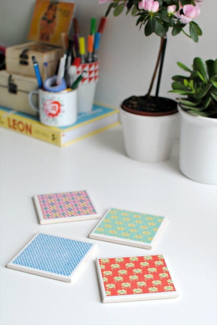 Make Your Own Tile Coasters