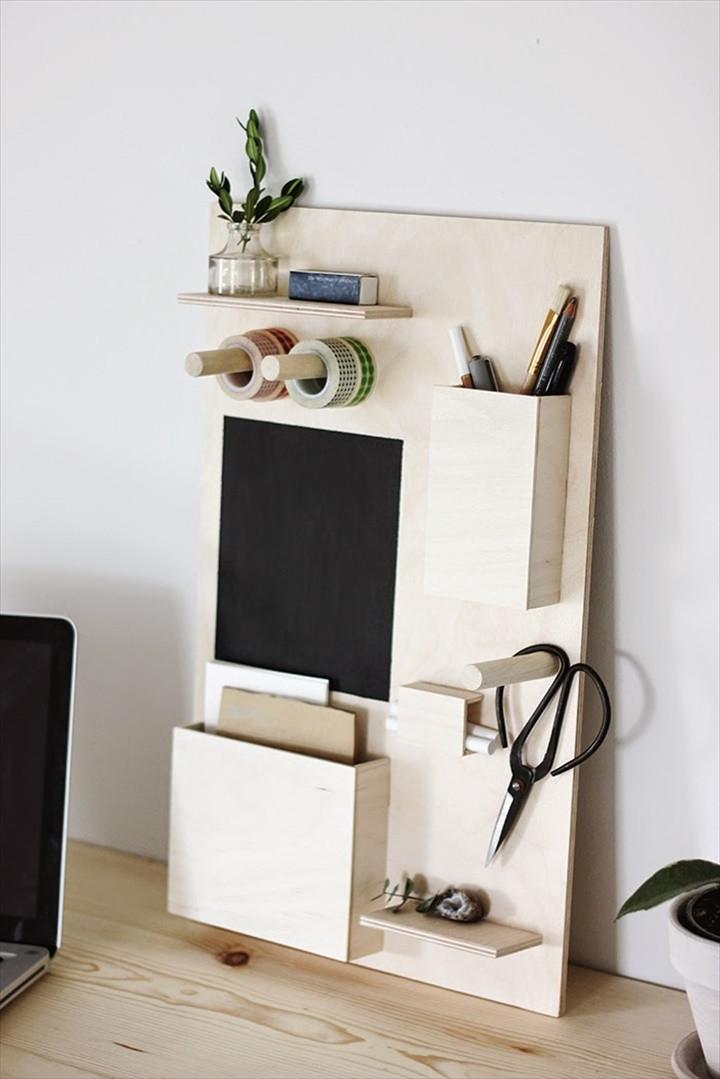 Make a DIY Desk Organizer