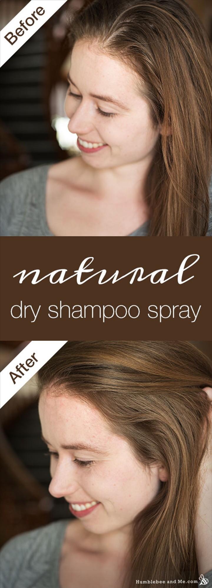 Natural Dry Shampoo Spray