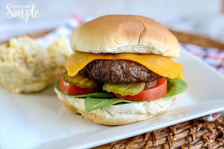 Perfectly Seasoned Air Fryer Hamburgers 1