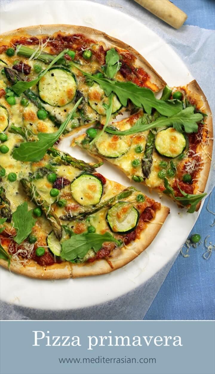 Pizza primavera Recipe