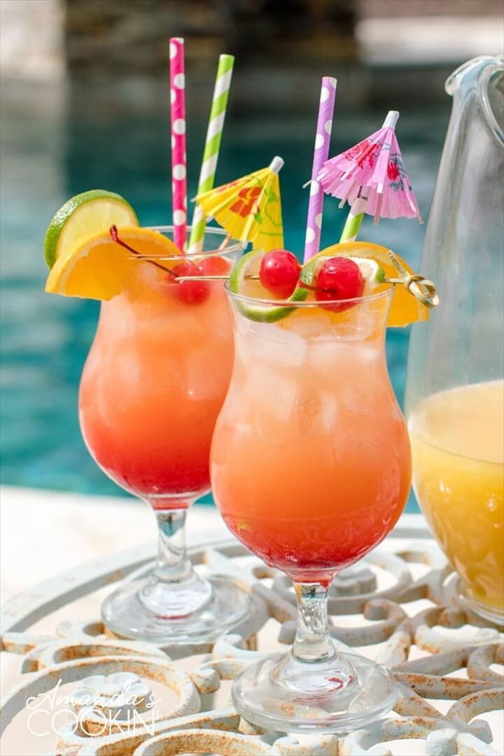 Rum Punch With Orange