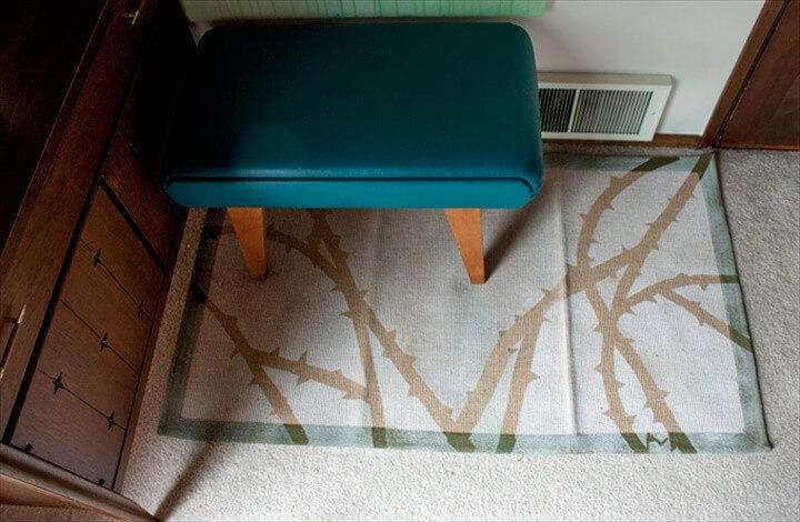 Spray Paint A Briar Rug