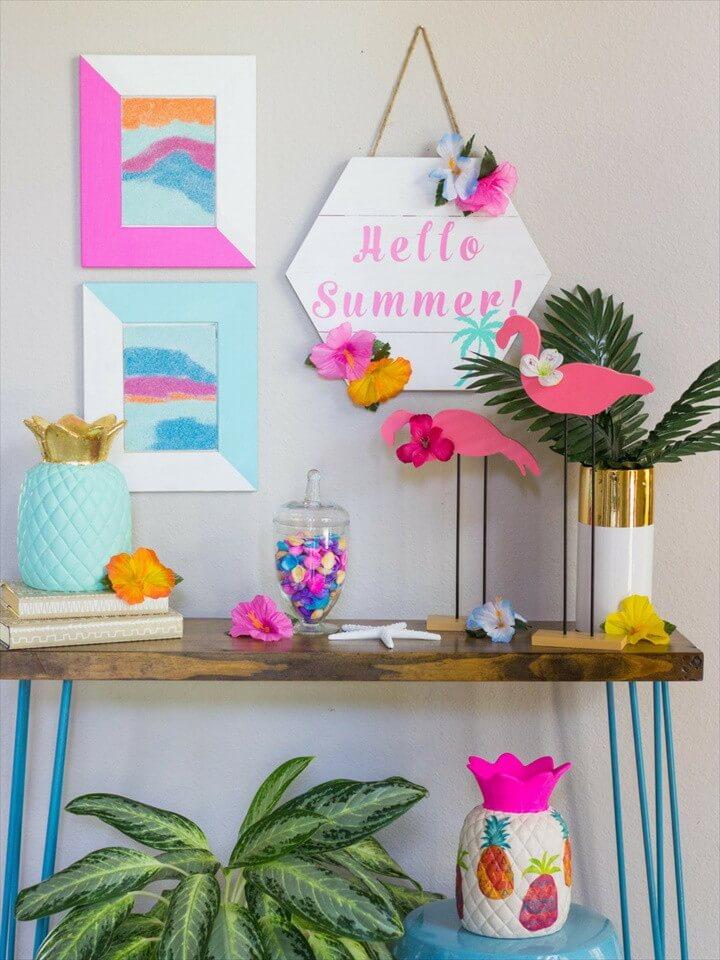 Summer Decorated Foyer Ideas