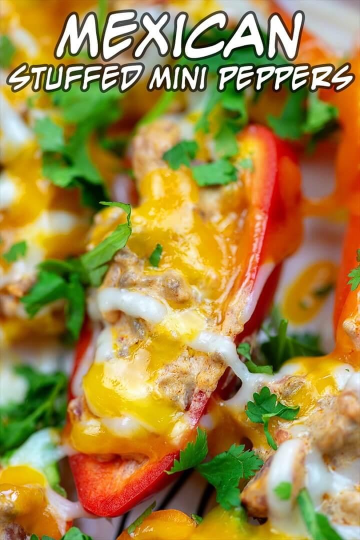 Taco Stuffed Mini Peppers