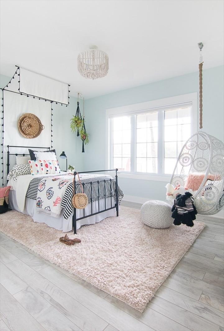 Tween Girl Beachy Boho Bedroom