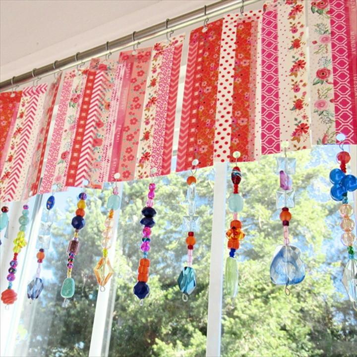 Washi Tape Window Valance 1