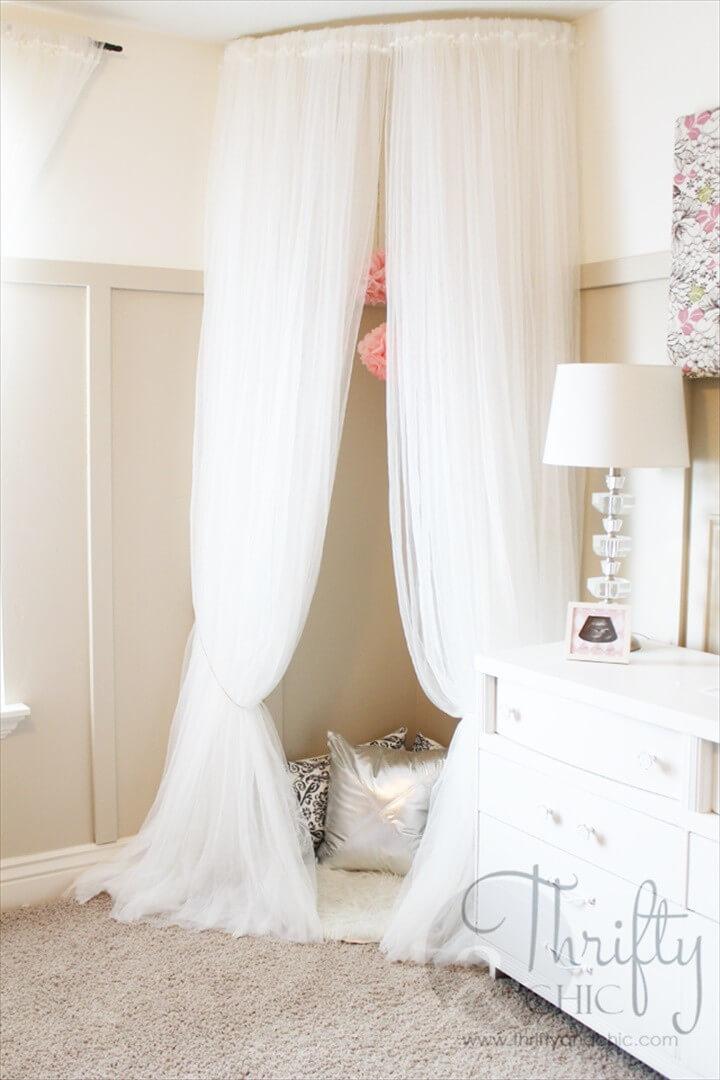 Whimsical Canopy Tent or Reading Nook