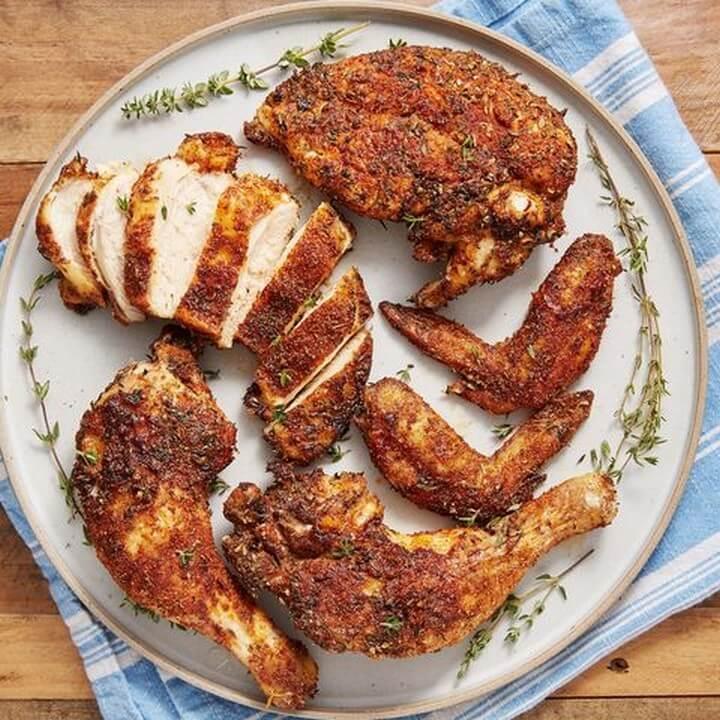 Air Fryer Rotisserie Chicken