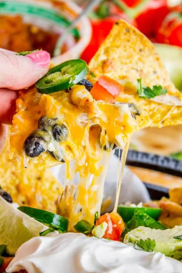 Easy Rotisserie Chicken Nachos