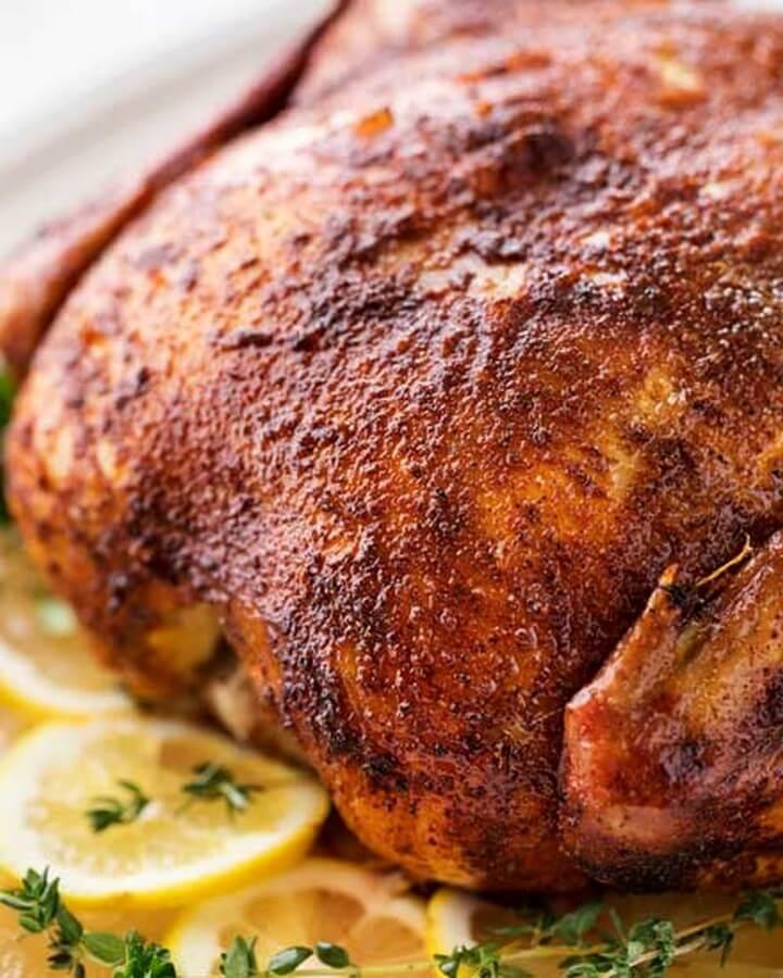 Easy Slow Cooker Rotisserie Chicken