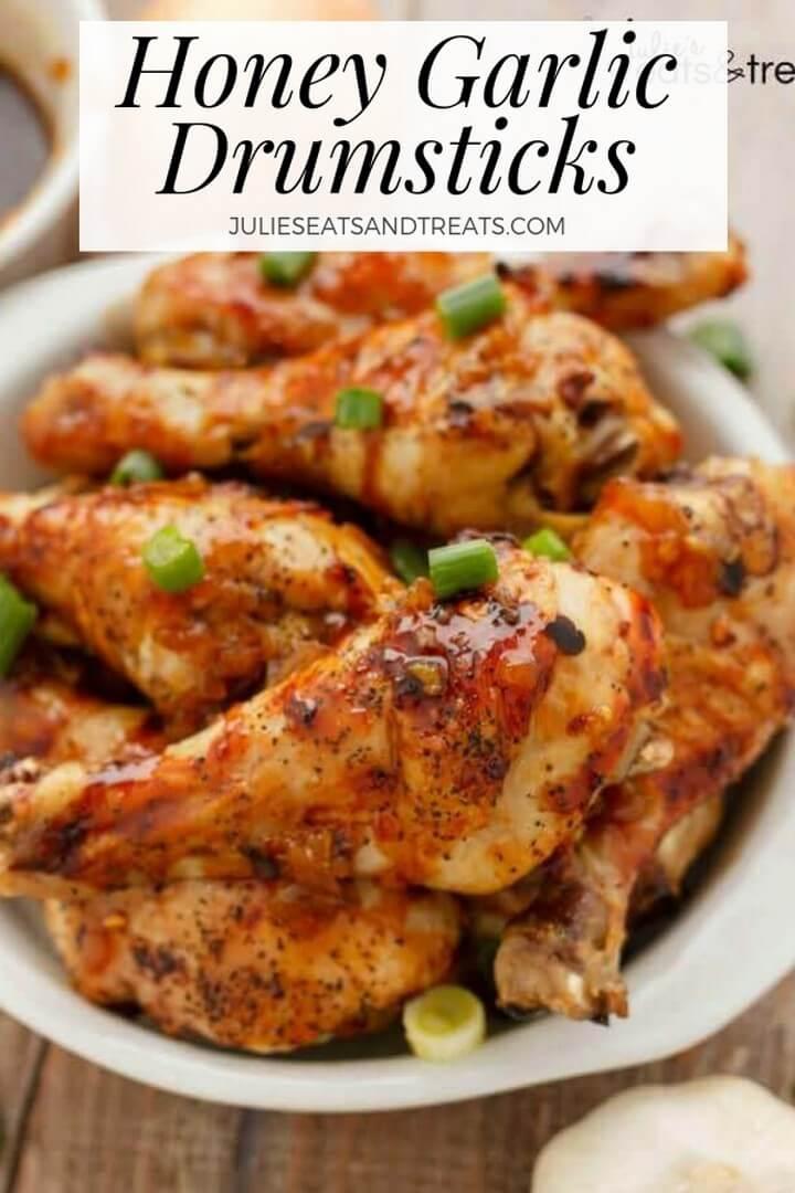 Honey Garlic Chicken Drumsticks Recipe