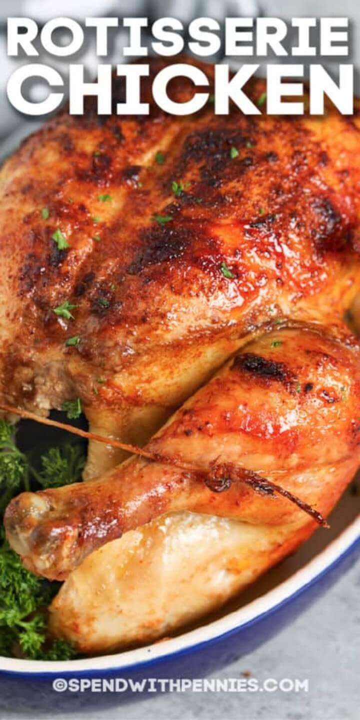 How to Make Rotisserie Chicken Rotisserie or Oven