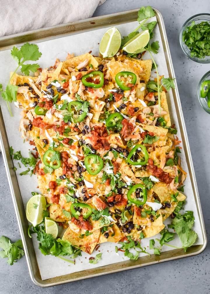 Prep Ahead Rotisserie Chicken Nachos