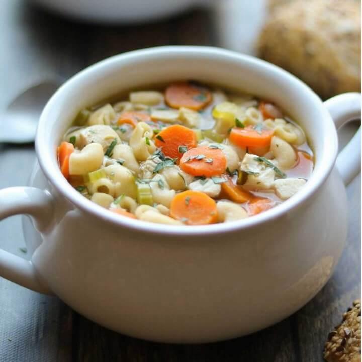 Quick Easy Chicken Noodle Soup with Rotisserie Chicken