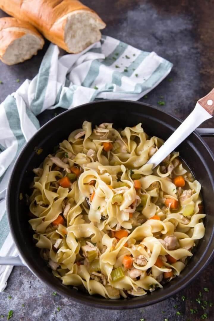 Rotisserie Chicken Noodle Soup