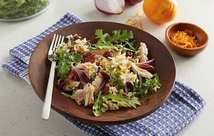 Rotisserie Chicken Salad with Dried Cherries Rice Recipe