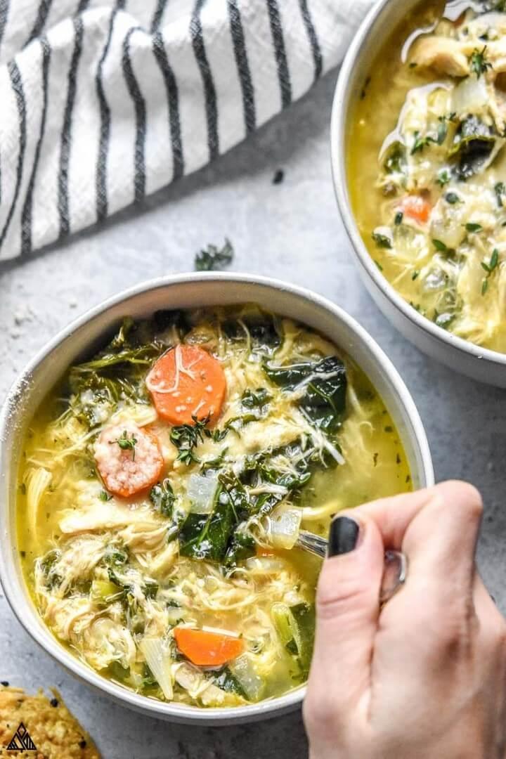 Rotisserie Chicken Soup