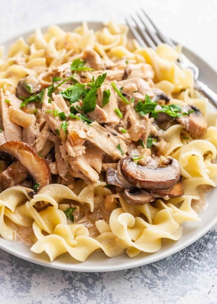 Rotisserie Chicken Stroganoff