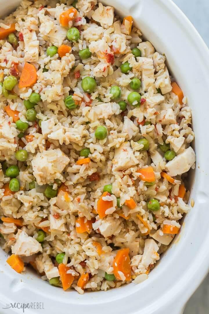 Slow Cooker Chicken and Rice 1