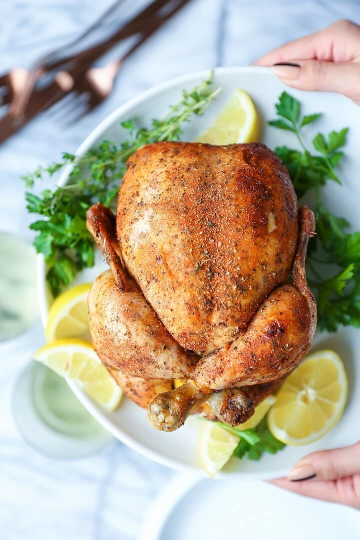 Slow Cooker Rotisserie Chicken