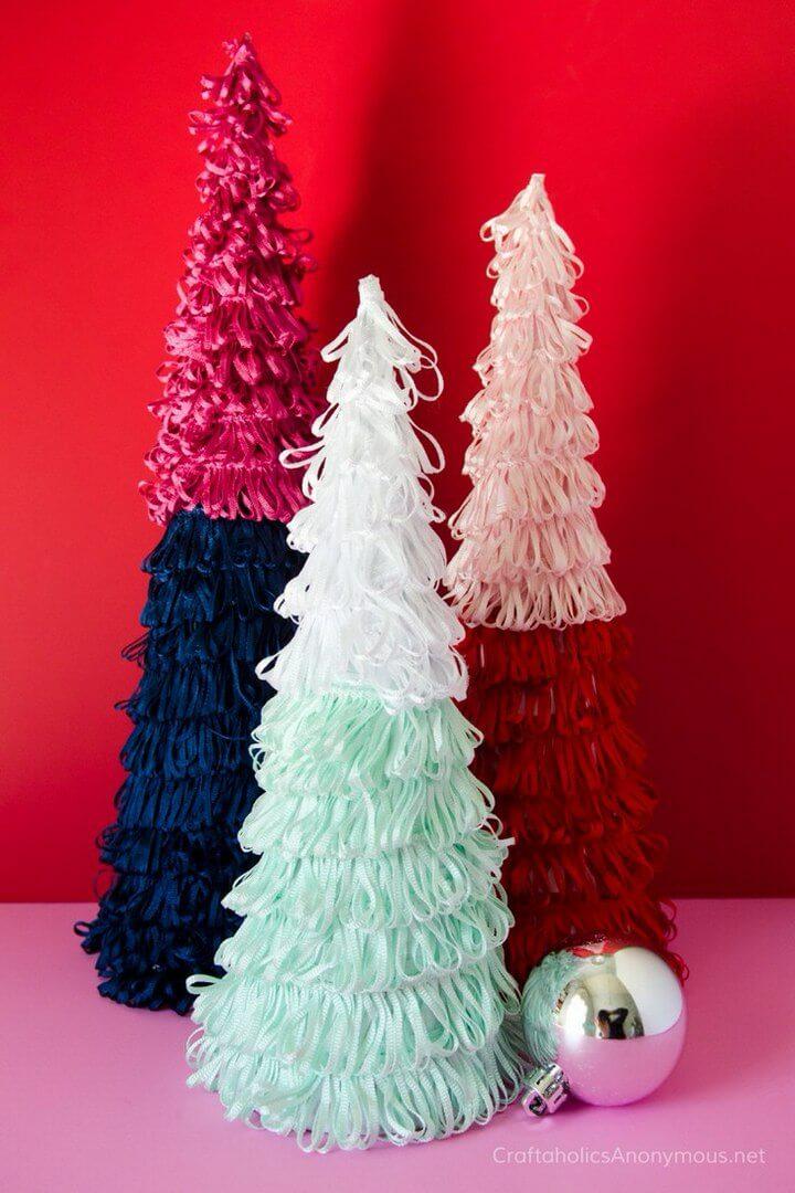 DIY Christmas Cone Trees