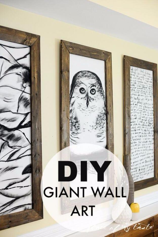 DIY Giant Wall Art