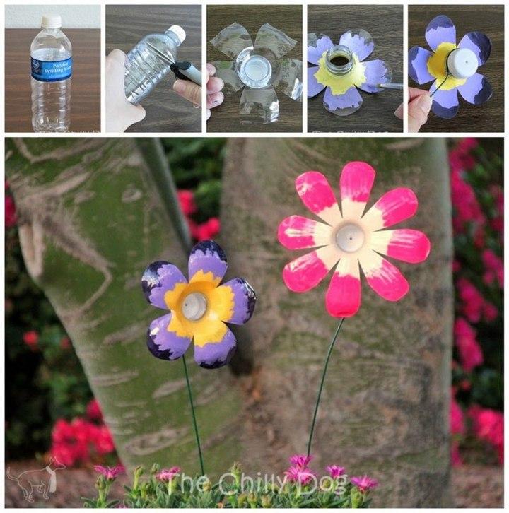DIY Plastic Bottle Flowers