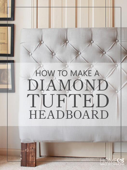 Make a Diamond Tufted Headboard