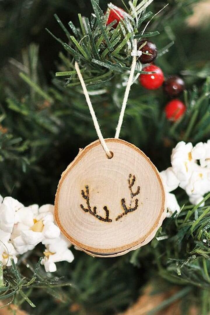 Wood Slice Ornament