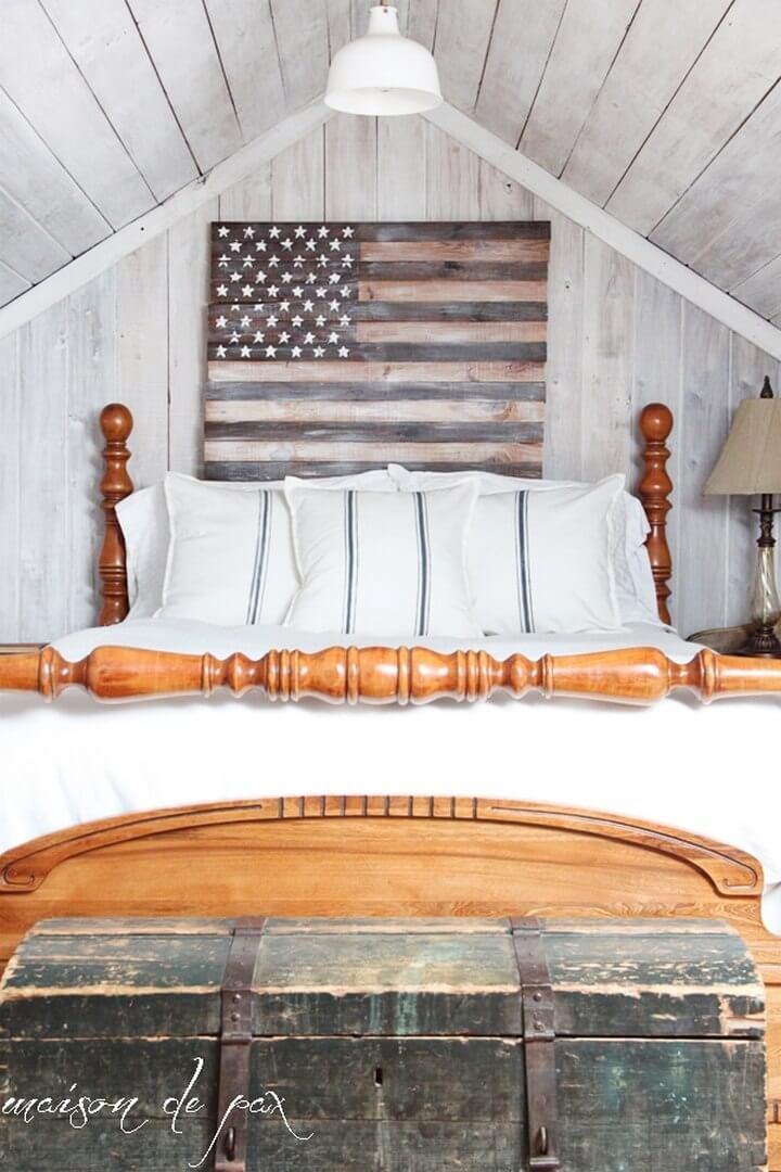 DIY Planked American Flag