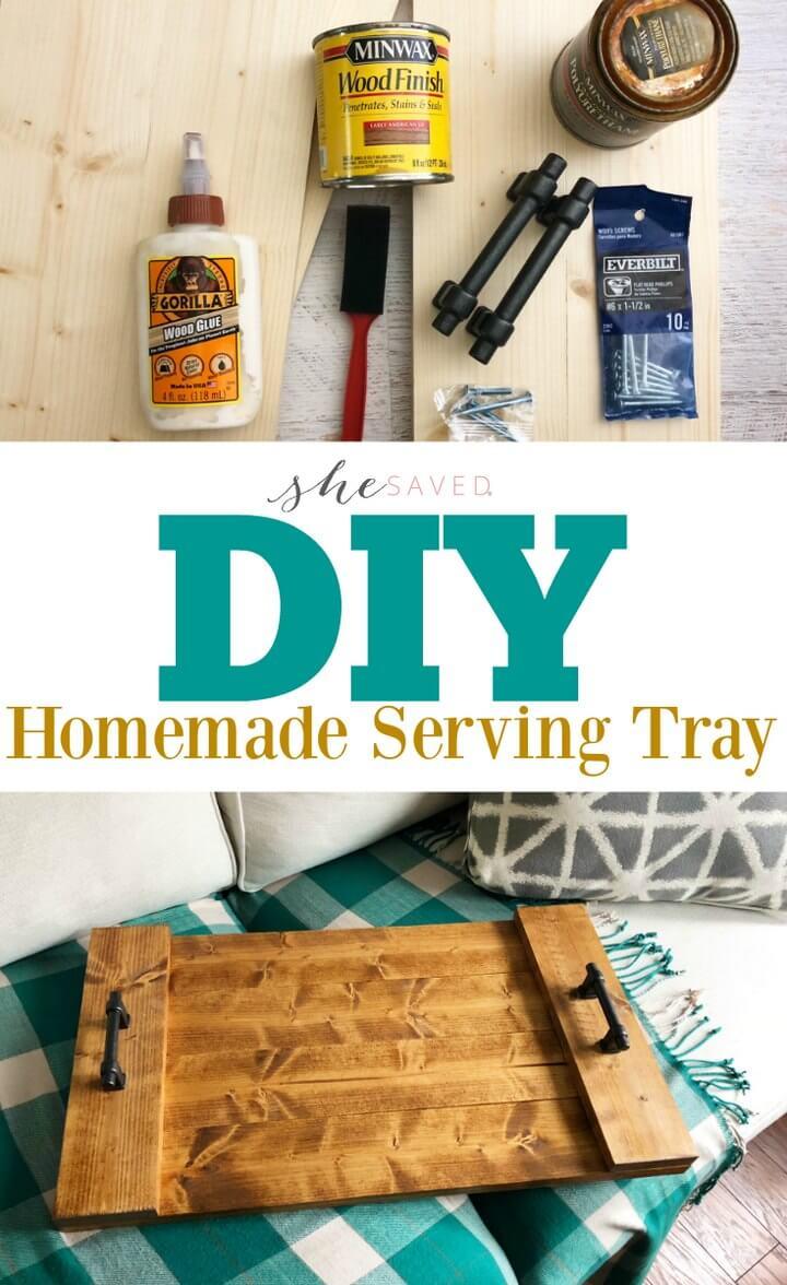 Easy DIY Farmhouse Serving Tray Project